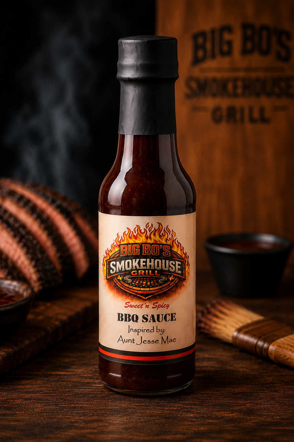 Big Bo's Pit-Simmered BBQ Sauce (5 oz)